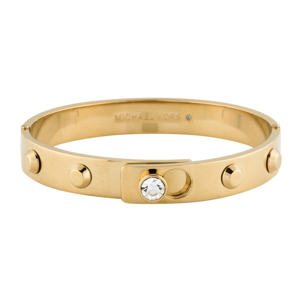 Michael Kors astor gold studded bangle bracelet